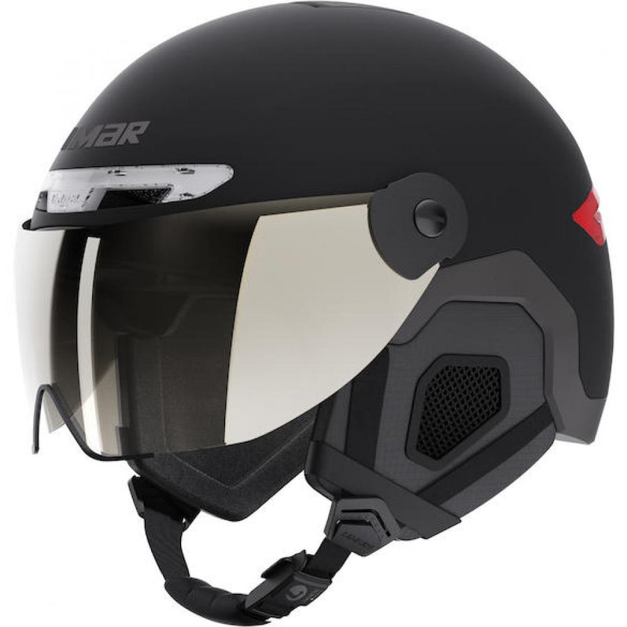 Limar Lumiere Matt Black L Schwarz - urbaner Fahrradhelm mit Licht & MIPS-Sicherheit