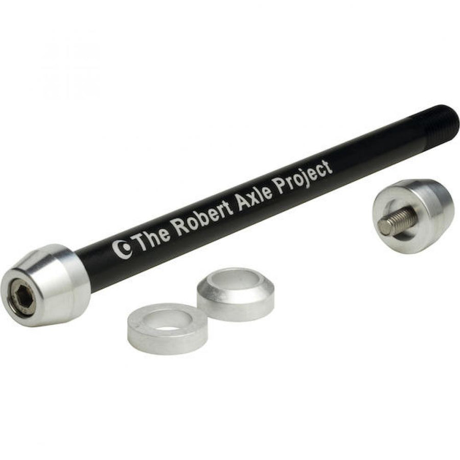 The Trainer Axle - Steckachse für Rollentrainer L Schwarz - stabile M12x1.0 Achse