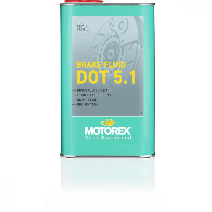 Motorex Brake Fluid DOT 5.1 1 Liter 260 - Hochleistungs-Bremsflüssigkeit für ABS/ESP