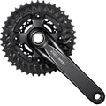 Shimano Deore FC-M6000 Kurbelgarnitur, 10-fach, 40-30-22 Zähne, 175mm, schwarz.