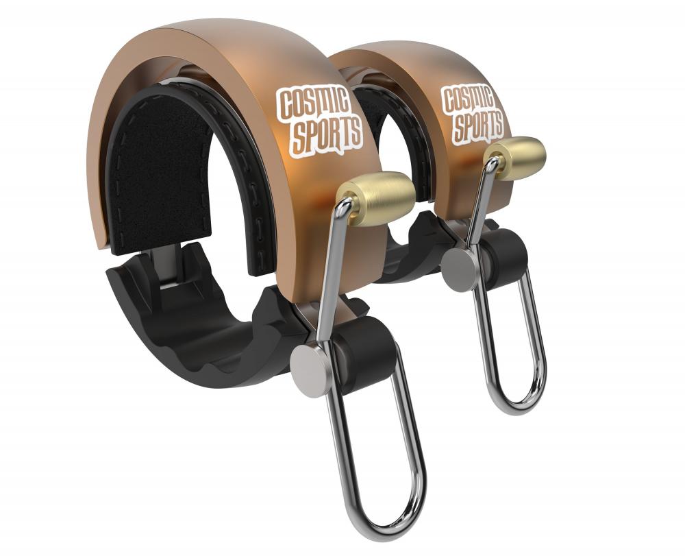 Fahrradklingel Oi Luxe Groß 23.8 - 31.8mm Schwarz Matt Bourbon