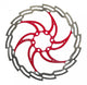 XLC Bremsscheibe BR-X02 Ø 160/1,8mm, silber/rot, 97g