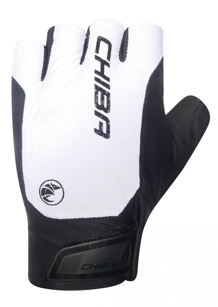 CHIBA Pure Race II - Radhandschuhe, kurzfinger, weiß, XXL, atmungsaktiv