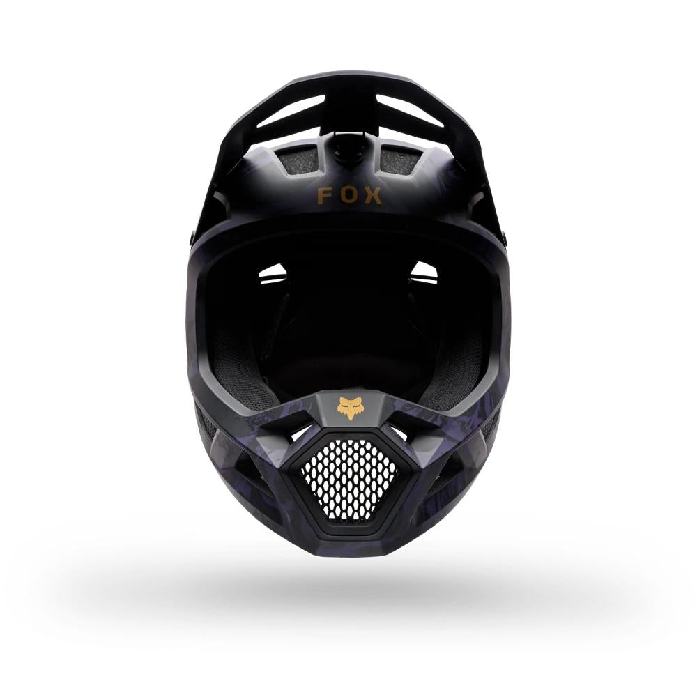 FOX Rampage Image Print Fullface-MTB-Helm Plum L 59-60 cm