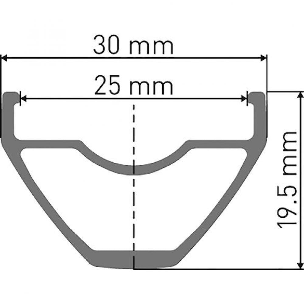 DT Swiss Felge M 462 29" 28 Loch Schwarz - leichte, robuste MTB-Disc-Felge