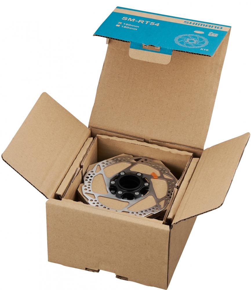SHIMANO Bremsscheibe SM-RT54 180mm CL Werkstattpackung Nachfolger brake - 180mm