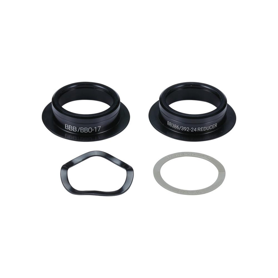BBB Cycling BBB Tretlager BottomAdapt ID24 - 30 mm auf 24 mm schwarz - optimale BB386/392 EVO Anpassung
