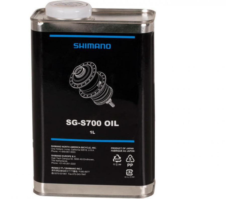 SHIMANO Spezialöl für ALFINE 11 Gang SG S700, 1 Liter Öl in schwarzer Dose.