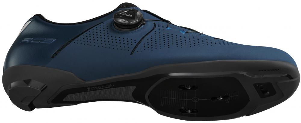 SHIMANO Fahrradschuhe RC302 Herren/Damen Road SPD-SL Fahrradschuhe Größe 48 Blau