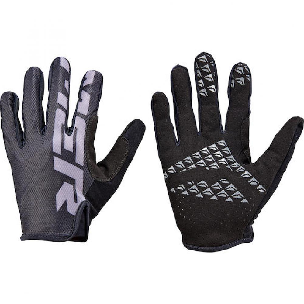 Merida Handschuhe TRAIL schwarz/grau M Schwarz/grau - atmungsaktiver Grip für Trail und Tour