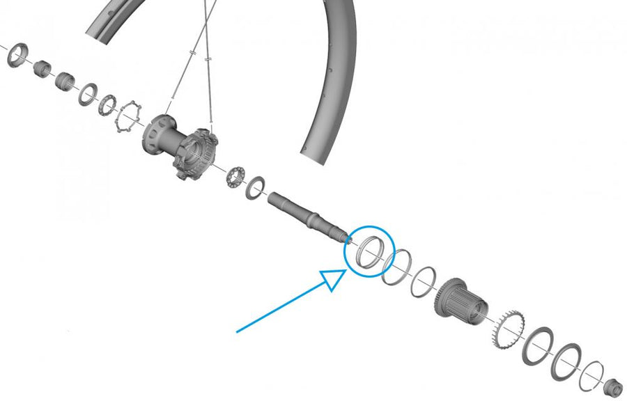 SHIMANO Spiralfeder WH-R9200/9270 HR - Laufrad-Zubehör für Dura-Ace Hinterrad