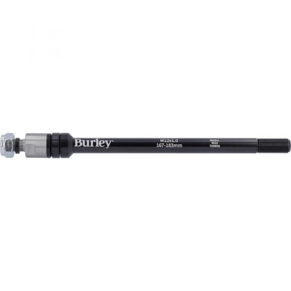 Steckachse Für Anhänger M12x1.0. 167-183 Mm Schwarz - Sichere Kupplung Für Fahrradanhänger