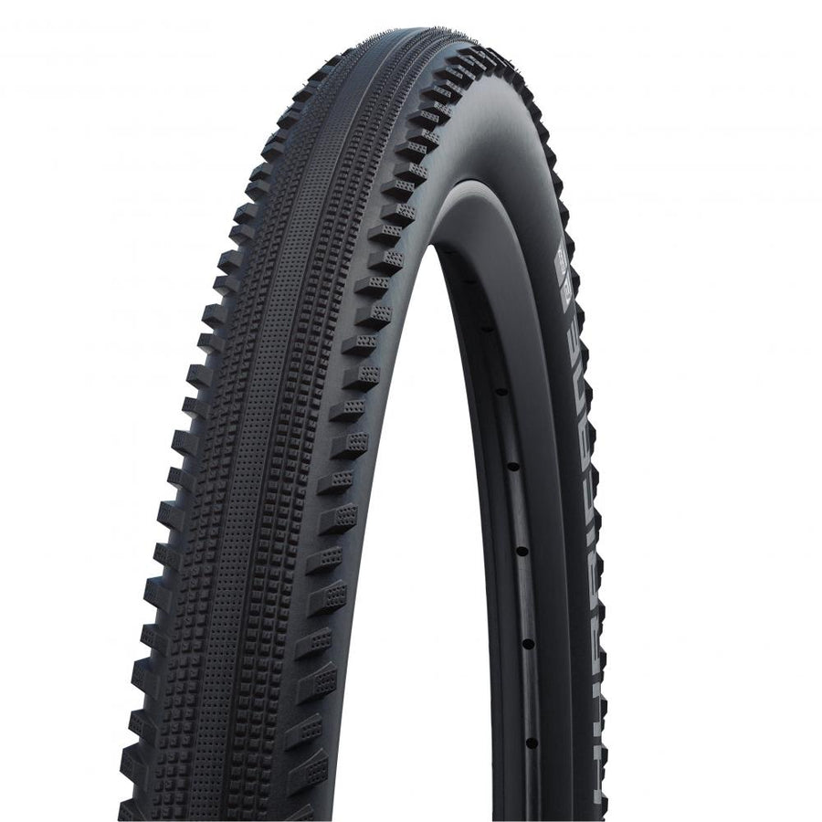 Schwarzer Schwalbe Hurricane 28x1.60 Zoll (42-622) E-50 ADDIX Performance Drahtreifen mit vielseitigem Profil