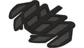 Lumos Ultra Bugnet XL, Insektenschutznetz für Lumos Ultra Helm, Größe XL, schwarz, handwaschbar, einfache Klettbefestigung, langlebig, schützt vor Insekten