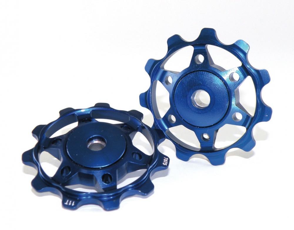 XLC Schaltwerkpully PU-A02 blau