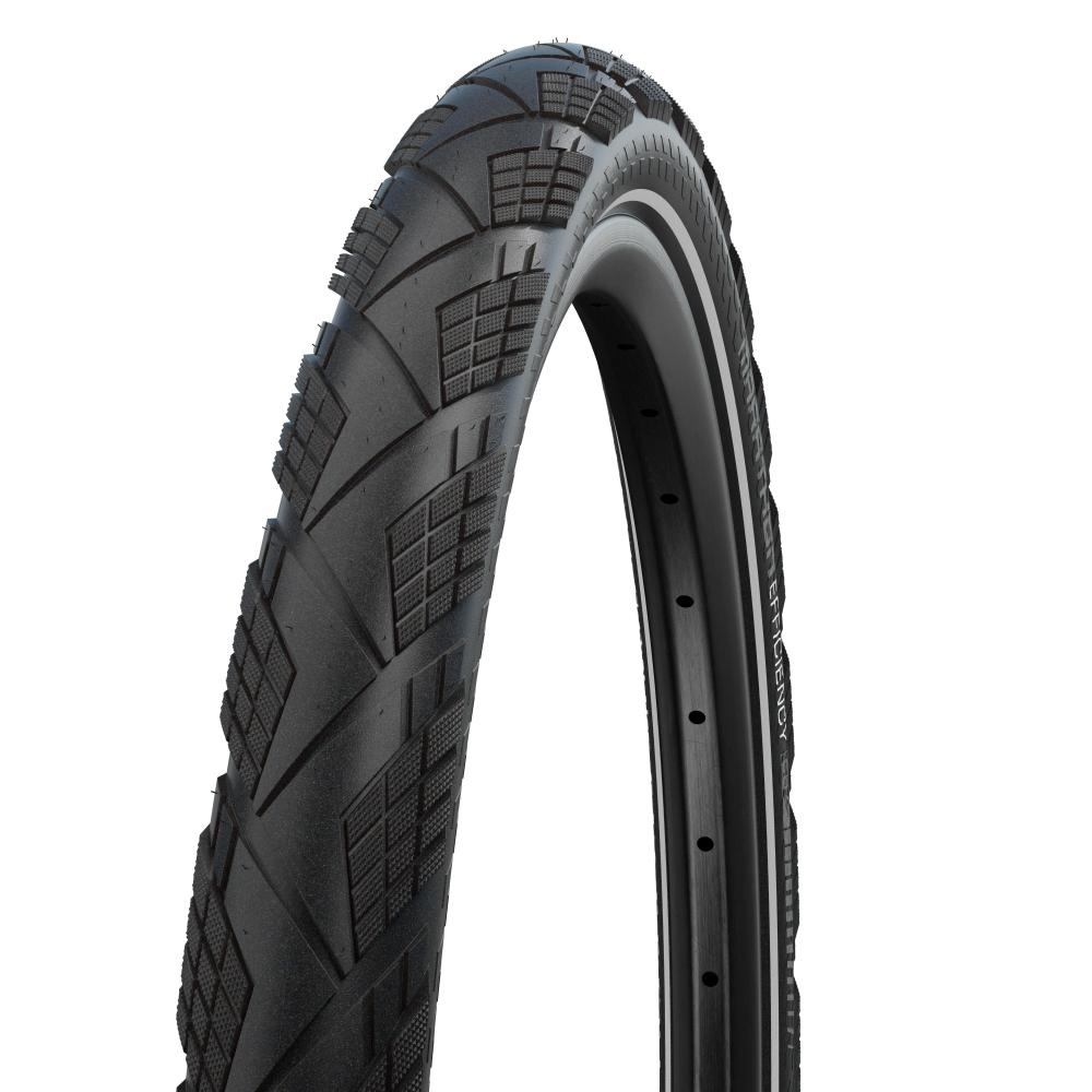 Schwalbe Marathon Efficiency Faltreifen 27.5x2.35 60-584 schwarz Reflex E-50 für Fahrräder.