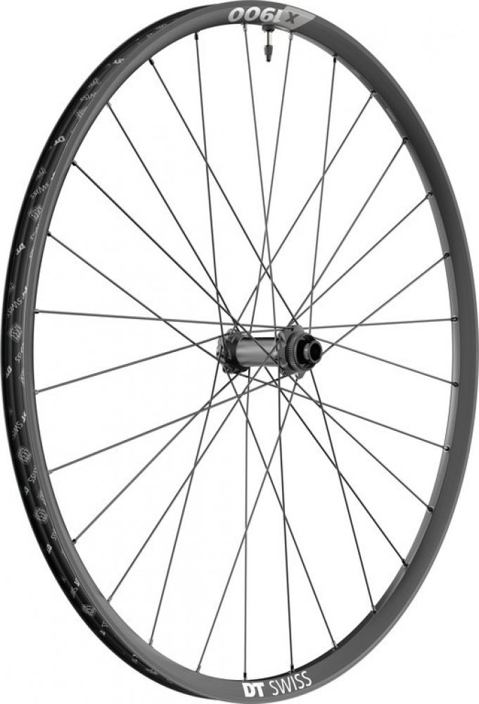 DT Swiss X1900 SPLINE 29 Zoll MTB Laufrad, schwarz, robust.
