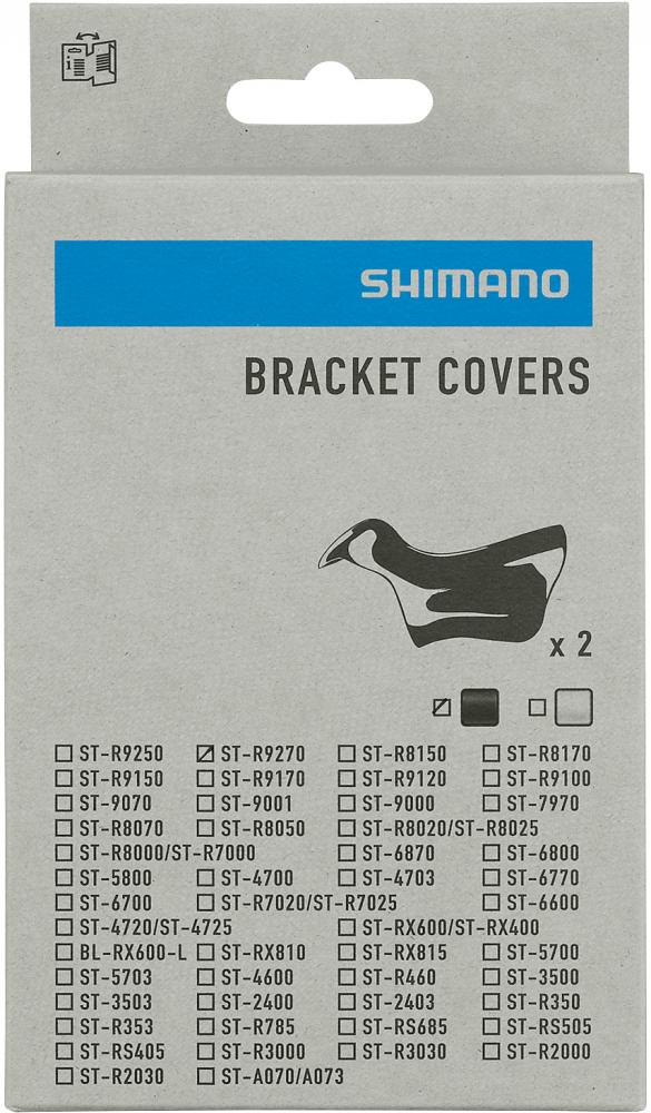 SHIMANO Griffgummi Paar ST-R9270 - ergonomische Ersatz-Hoods für STI-Schalt-/Bremshebel