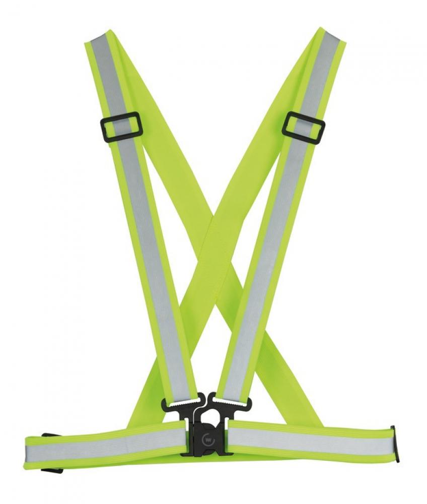 Reflexgurt Wowow Cross Belt gelb elastisch einstellbar