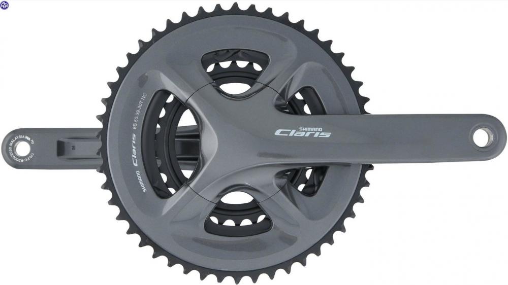 SHIMANO Kurbelgarnitur CLARIS FC-R2030 - 8-fach, 175 mm, 50-39, 30 Zähne