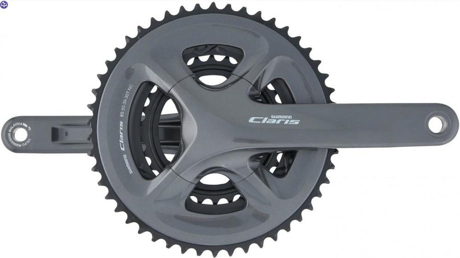 SHIMANO Kurbelgarnitur CLARIS FC-R2030 - 8-fach, 175 mm, 50-39, 30 Zähne