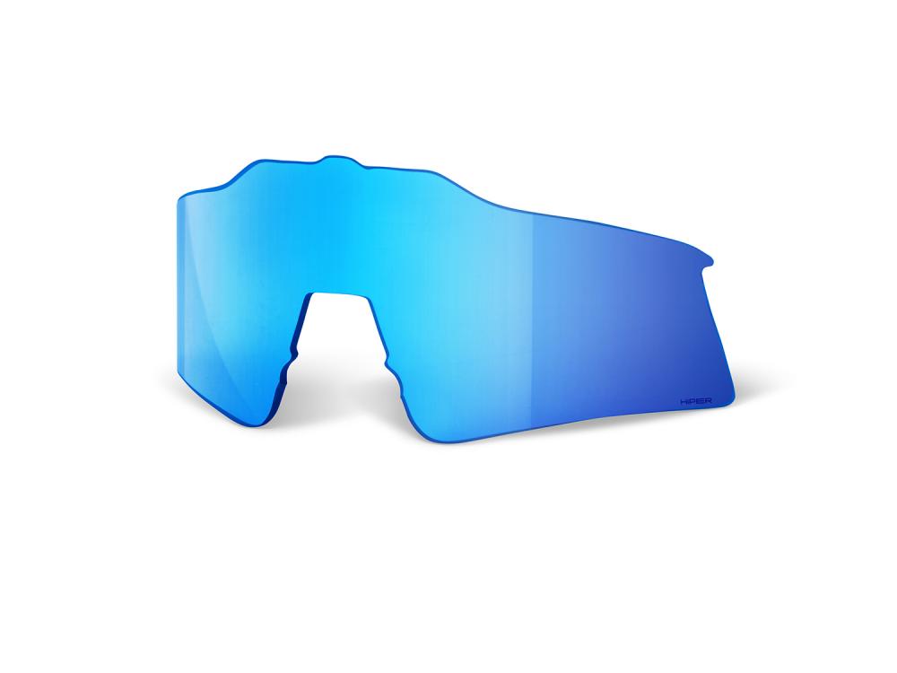 100% Speedcraft SL HiPER Mirror Ersatzglas unis blue - optimierte Sicht