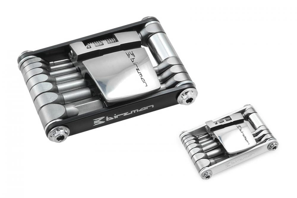 Birzman Feexman E-Version Multitool 15 Funktionen Silber - Kompaktes Fahrradwerkzeug