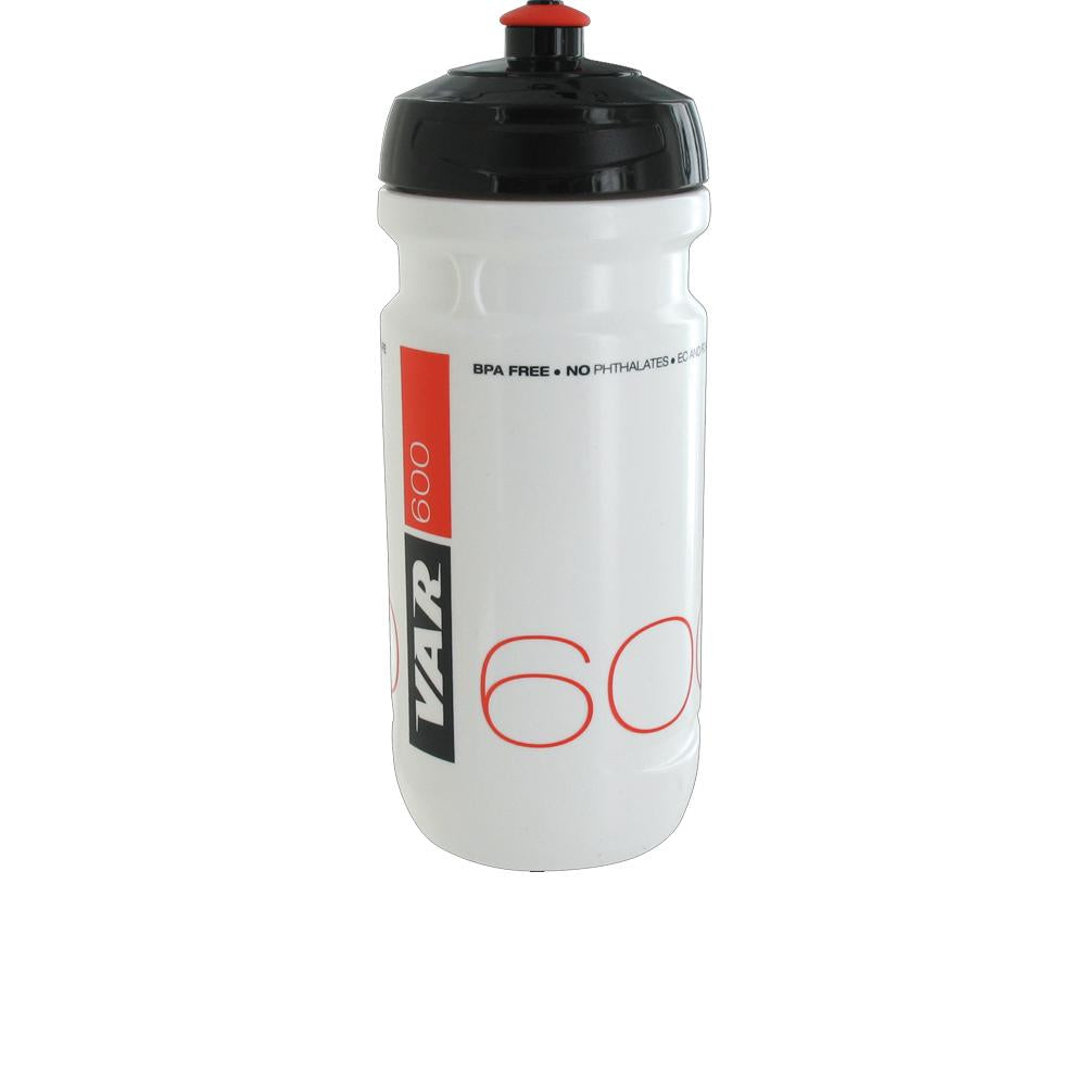 Trinkflasche 600 Ml Bpa-frei Weiß-rot - Leichte Fahrradlasche Für Radfahrer
