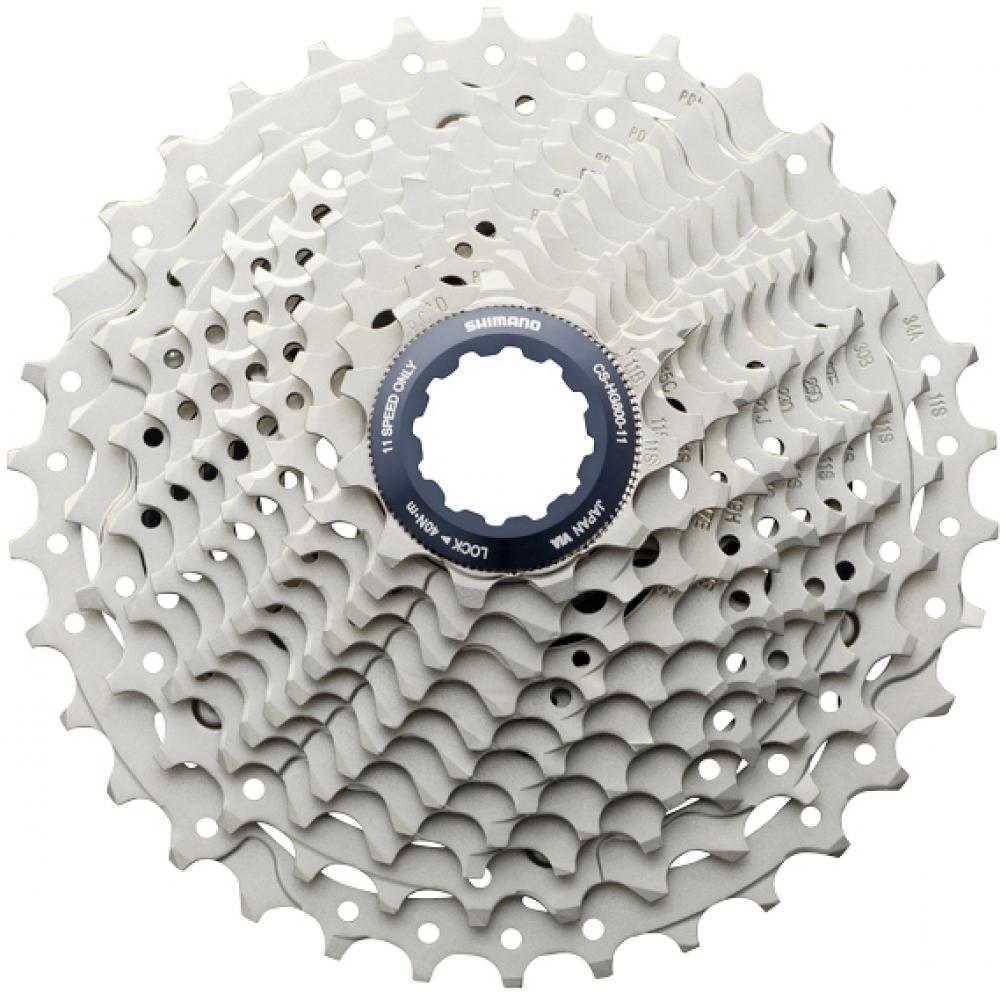 SHIMANO CS-HG800 Kassette 11-fach 11-34 Zähne - Hochwertige Fahrradkassette für Rennrad und Gravel