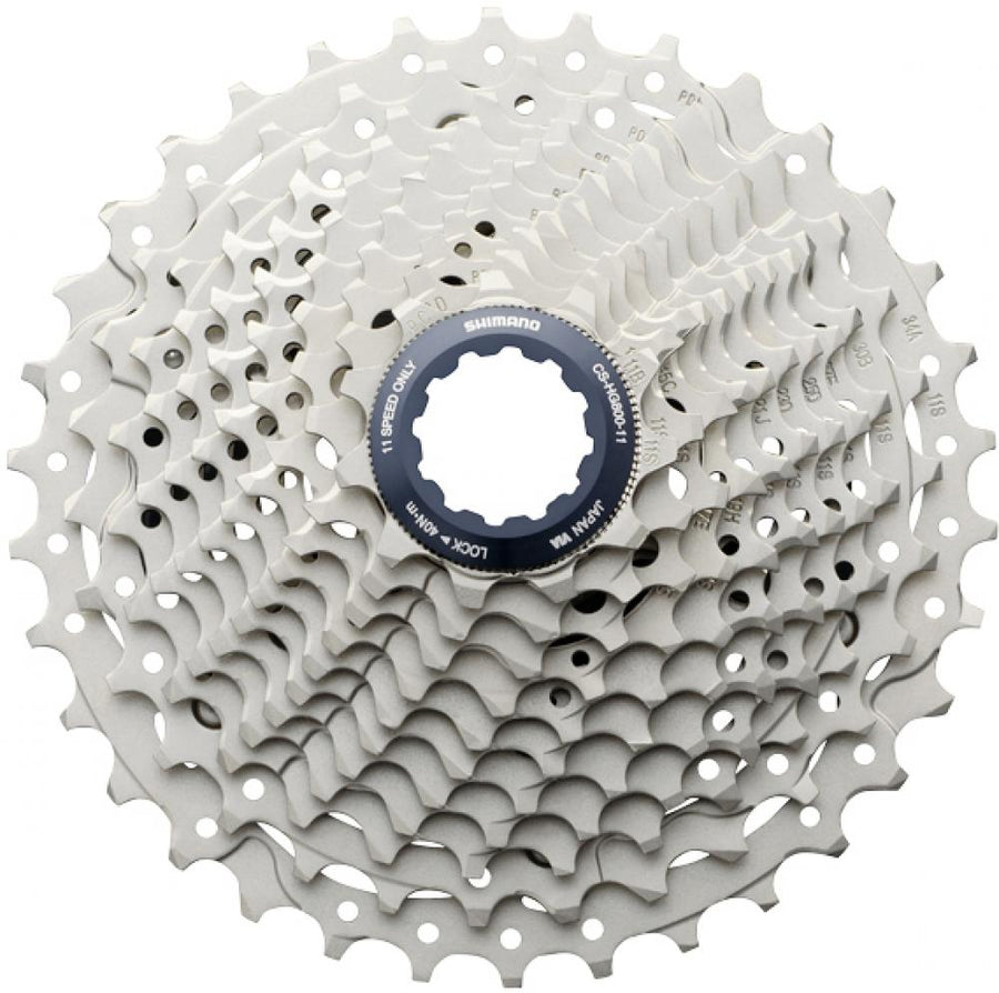 SHIMANO CS-HG800 Kassette 11-fach 11-34 Zähne - Hochwertige Fahrradkassette für Rennrad und Gravel