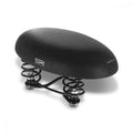 Schwarzer Selle Royal ROK Relaxed Damen Classic Sattel mit Federn, ergonomisch und komfortabel für Frauen.