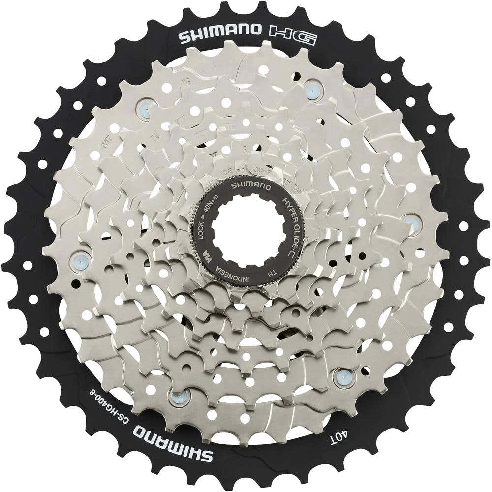 SHIMANO Kassette Kassette Kassette CS-HG400 8-fach Kassette - 11-40 Zähne 40 Zähne