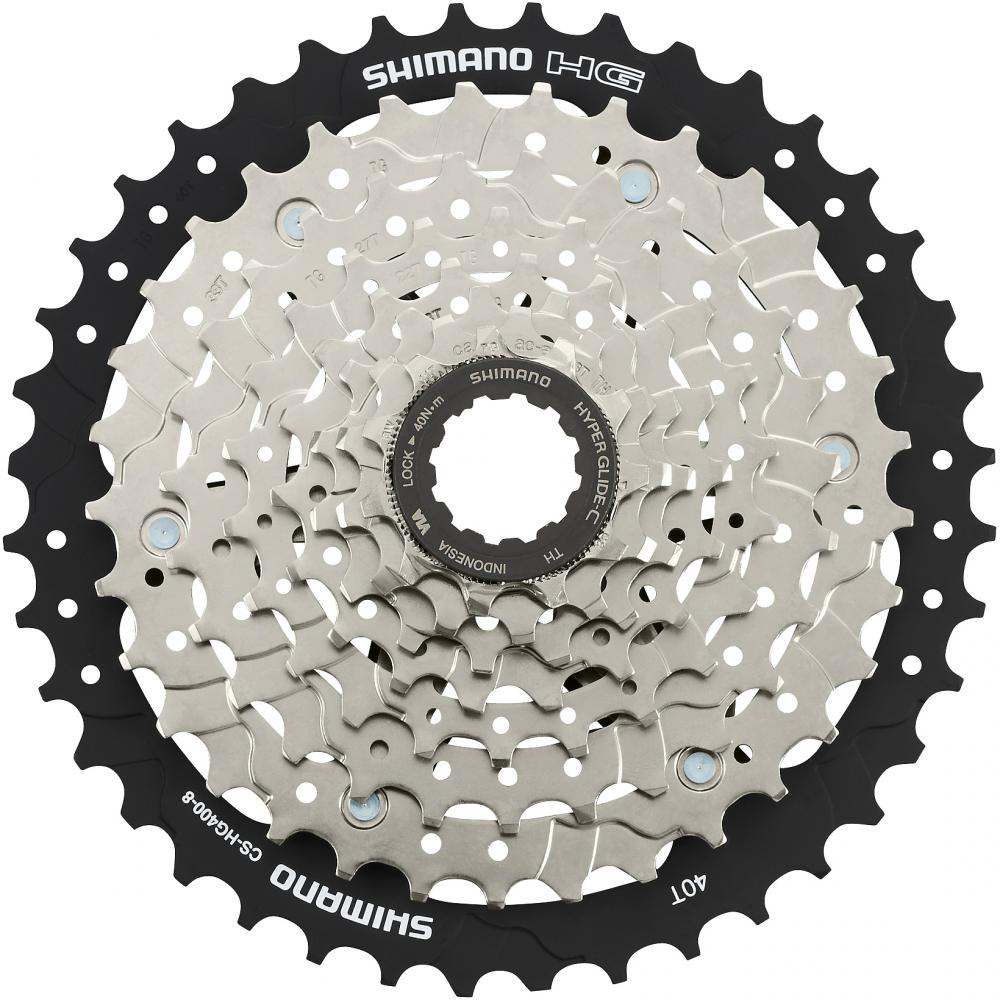 SHIMANO Kassette Kassette Kassette CS-HG400 8-fach Kassette - 11-40 Zähne 40 Zähne