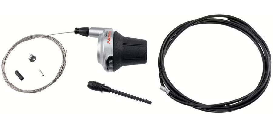 SHIMANO NEXUS SL-C3001-7 Drehgriff 7-fach für Nabenschaltung mit Schaltzug, Hülle und Zubehör