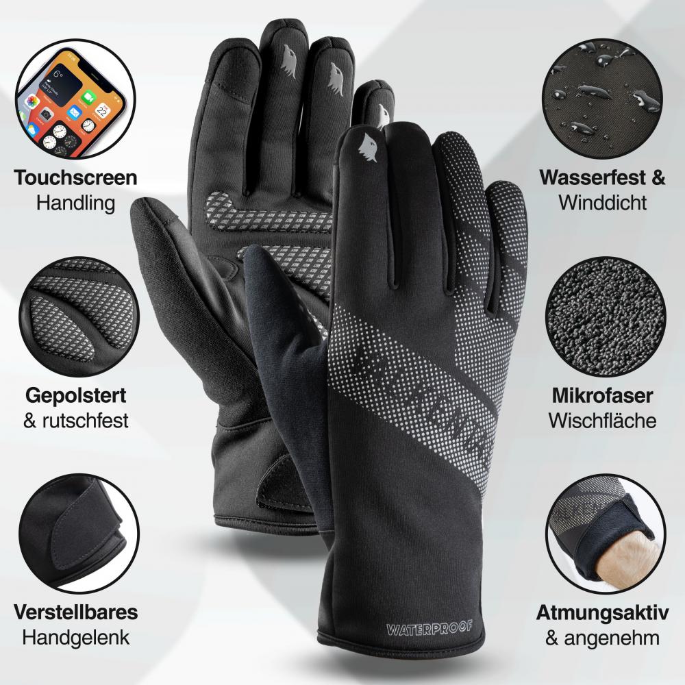 Valkental Handschuh GloRider V2 Ultra Gr. S Schwarz