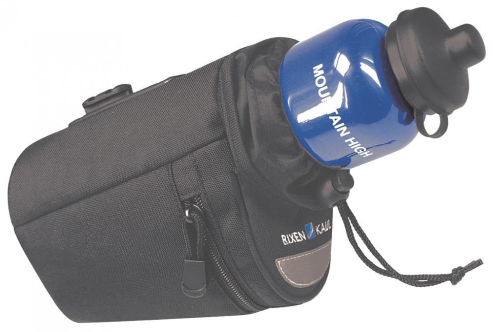 Satteltasche Micro Bottle Bag Schwarz 9x14x15cm Mit Adapter 0289s