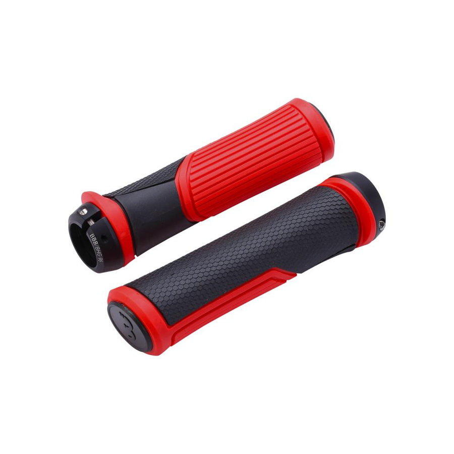 BBB Cycling Lenkergriffe Cobra 142mm schwarz/rot - ergonomischer Komfortgriff