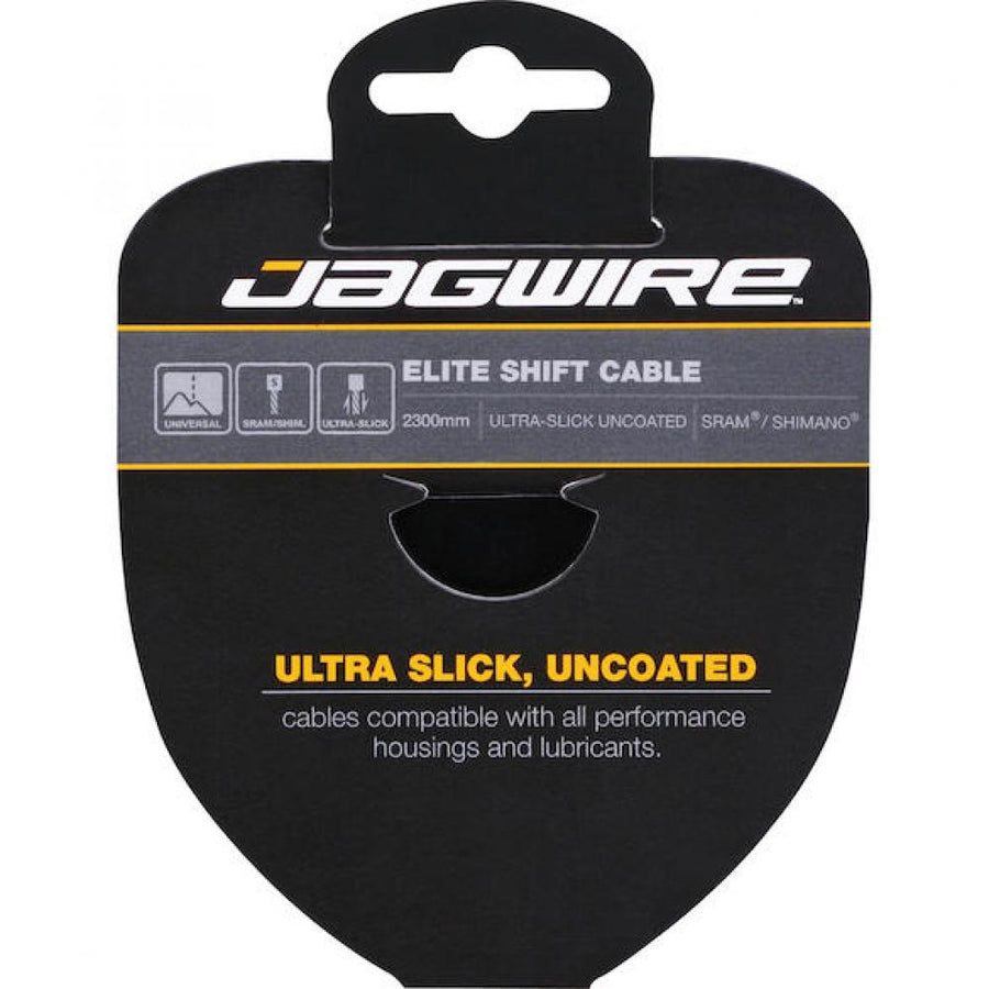 Jagwire Schaltzug Elite Ultra Slick hochglanzpoliert 1,1 x 2300 mm Silber - maximale Schaltpräzision