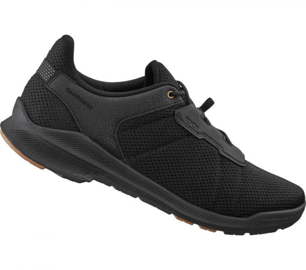 SHIMANO Fahrradschuhe EX300 Herren/Damen Touring SPD - Größe 45, Schwarz