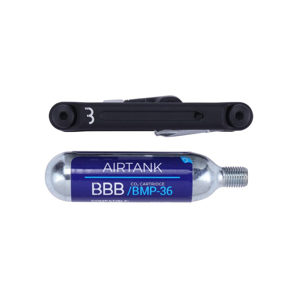 BBB Cycling Werkzeug Kit RoyalFold CO2 One Size schwarz - kompakte Pannenhilfe