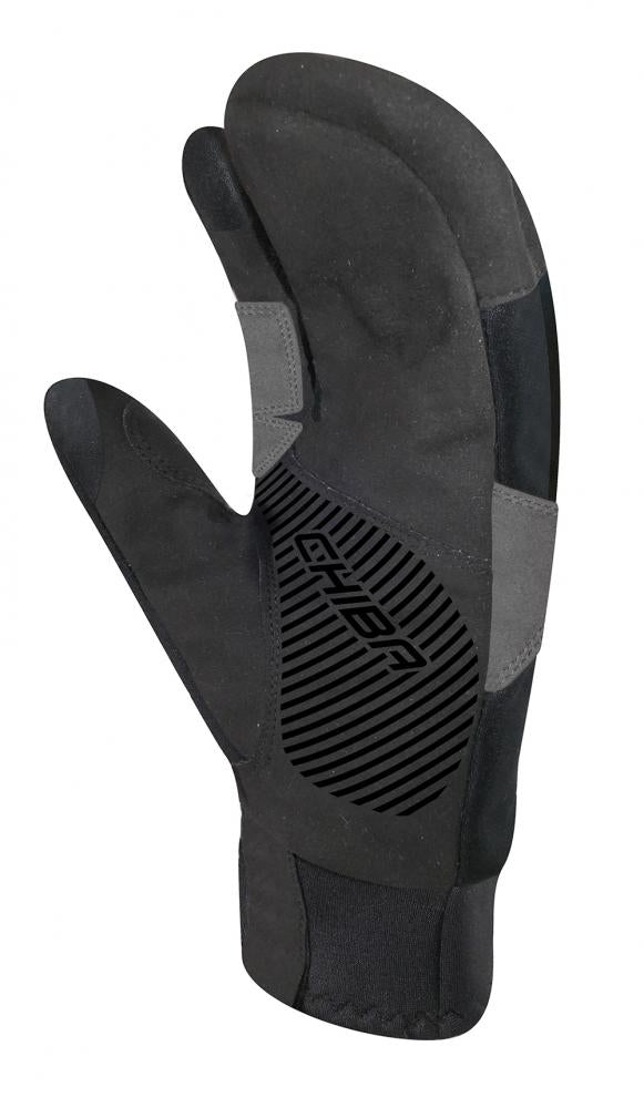 CHIBA Softshell Trigger - winddichte Radhandschuhe, Lobster-Style, Touchfunktion, Größe 11