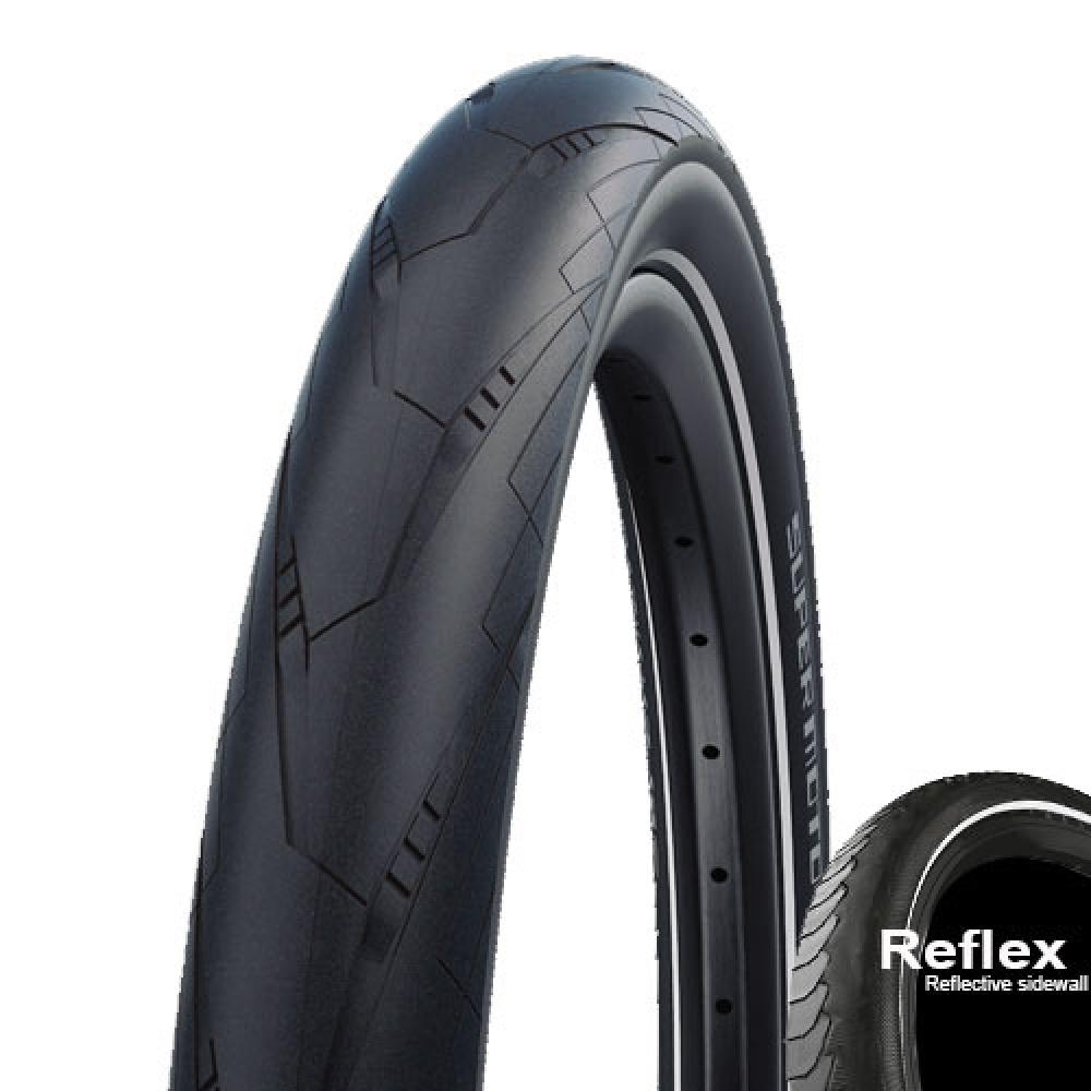 Schwalbe Reifen Super Moto 28x2.40 62-622 schwarz Reflex E-50 HS605 Draht - Drahtreifen - Fahrradreifen