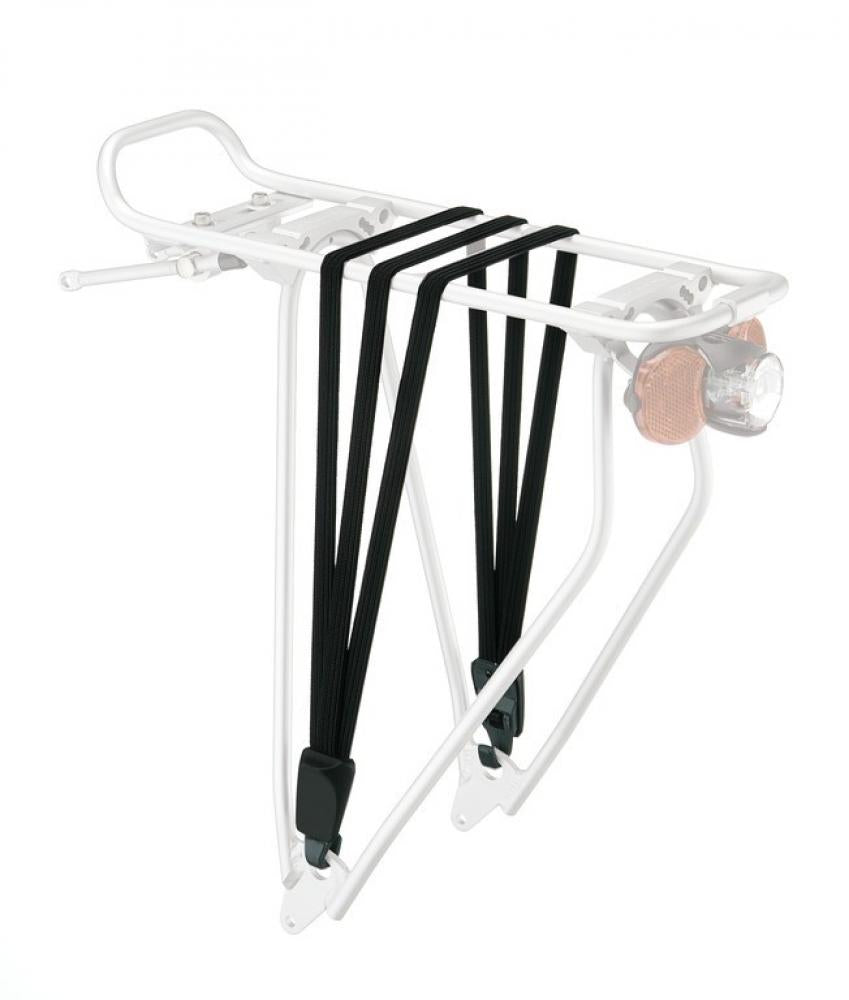 Spanngummi Bindit Spanngurt 3-fach 600mm Schwarz  Für Racktime Systemgepäckträger - Dehnbar Auf 90cm 14mm Haken