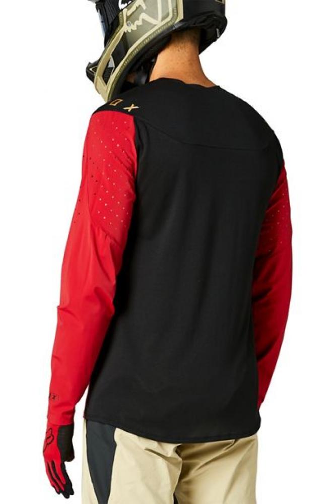 Fox Flexair Delta langärmliges Jersey chili red Größe L