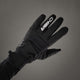 Chiba Classic Fahrradhandschuh Schwarz-Silber Gr. XXL - atmungsaktiv, Gel-gepolstert, Klettverschluss, Frotteedaumen & rutschfest