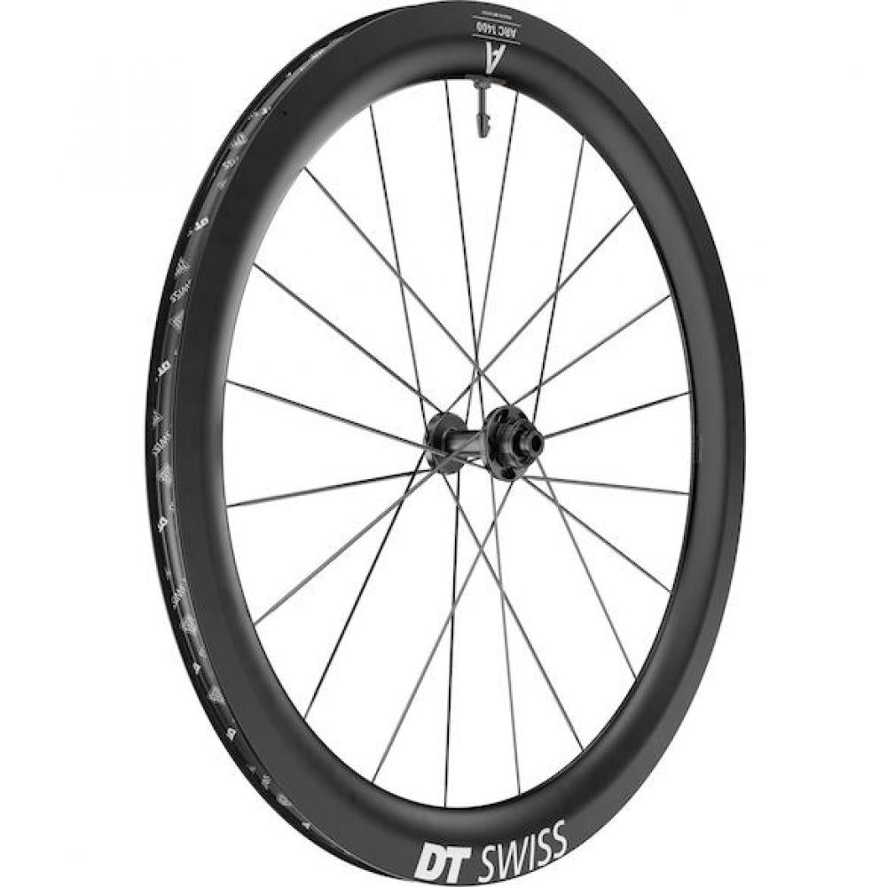 Laufrad Arc 1400 Dicut 55 Carbon - 622x22mm Rennrad Vorderrad Schwarz - Laufräder Road Disc