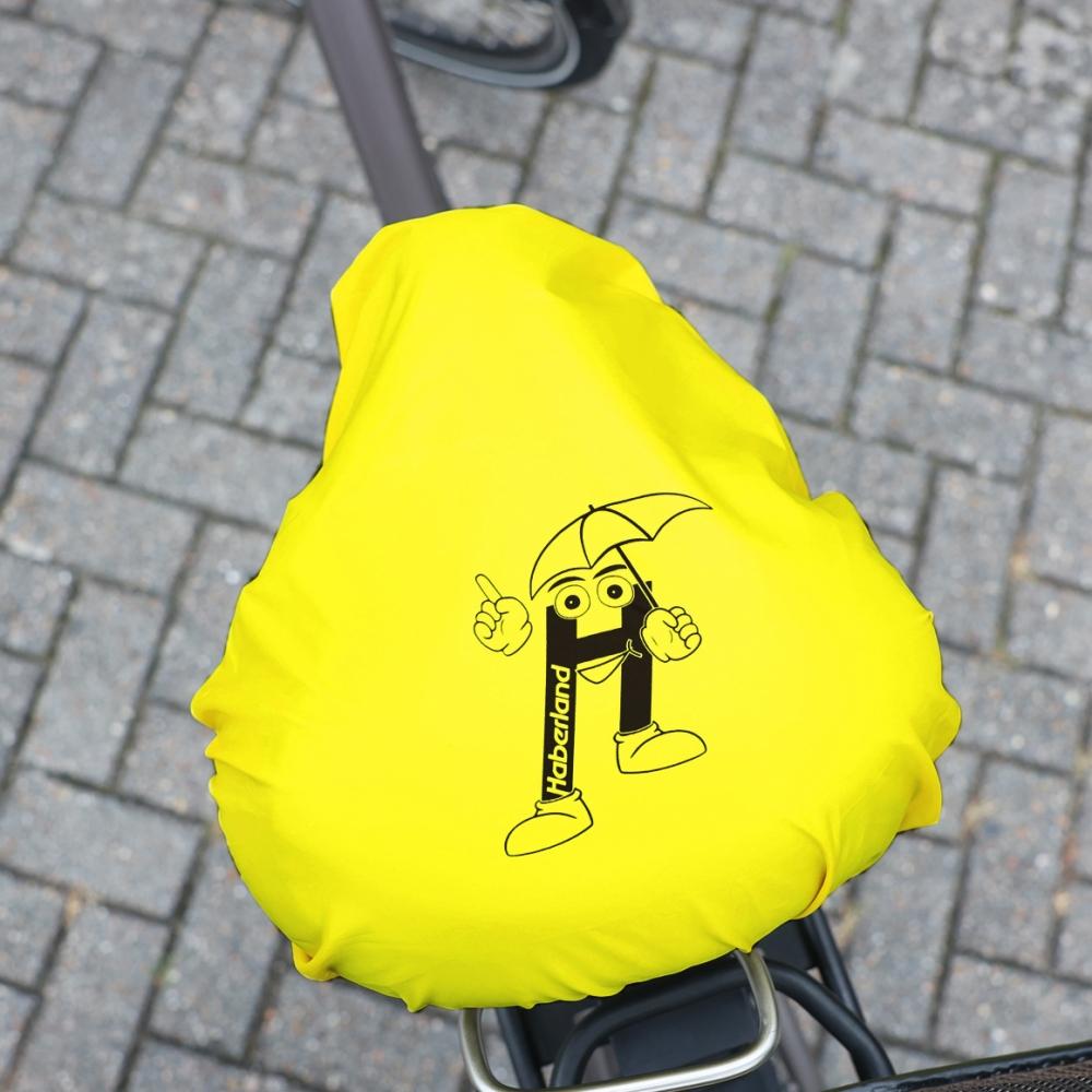 Haberland Sattelschutz universal gelb - trockener Sattel bei jedem Wetter