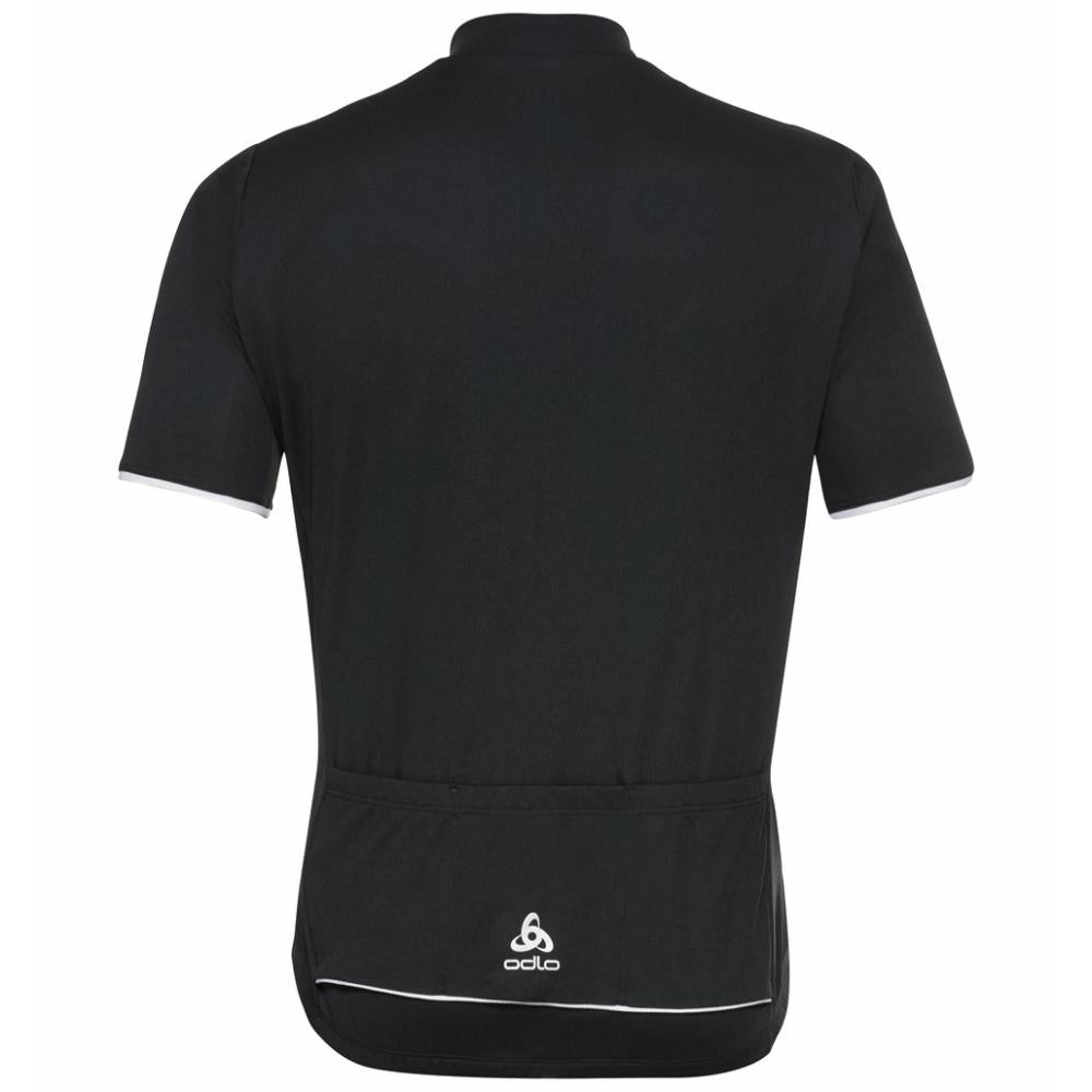 Odlo Men´s T-shirt 1/2 zip ESSENTIAL black Größe M