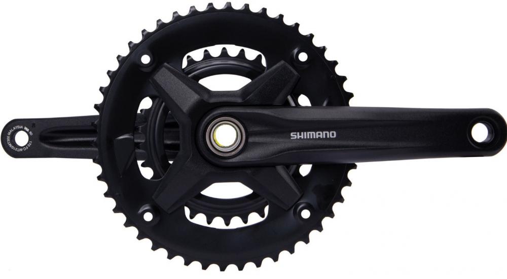 Shimano Altus FC-MT210 Kurbelgarnitur 30/46Z 170 mm - Zuverlässiger 2-fach Antrieb für Trekking und MTB