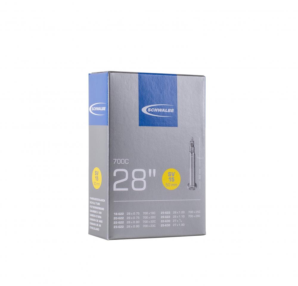 Schwalbe Schlauch SV15 28x0.75-1.10 Zoll (18/28-622/630) 50mm